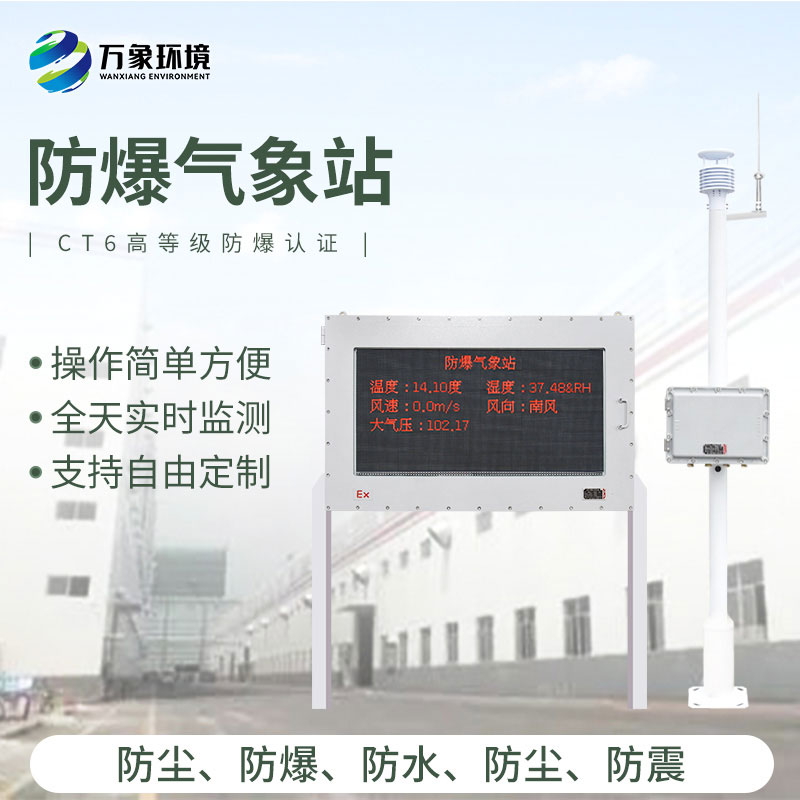 為什么要選擇大屏款防爆氣象站？